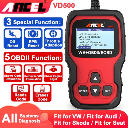 Ancel vd500 obd2 - vd500, scanner